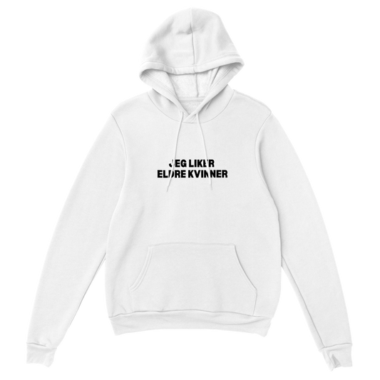 Jeg Liker Eldre Kvinner Hoodie