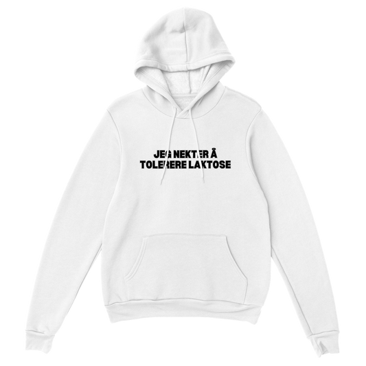 Jeg Nekter Å Tolerere Laktose Hoodie