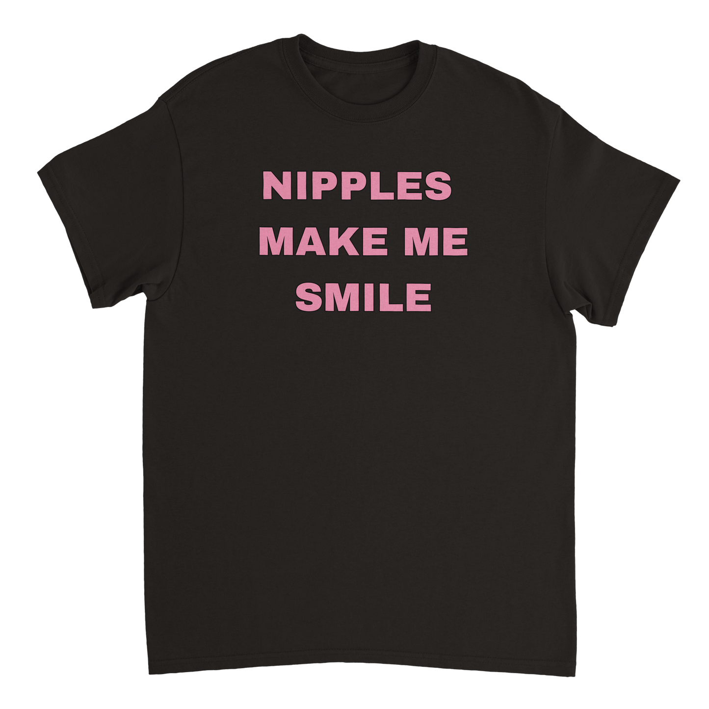 Nipples Make Me Smile T-skjorte