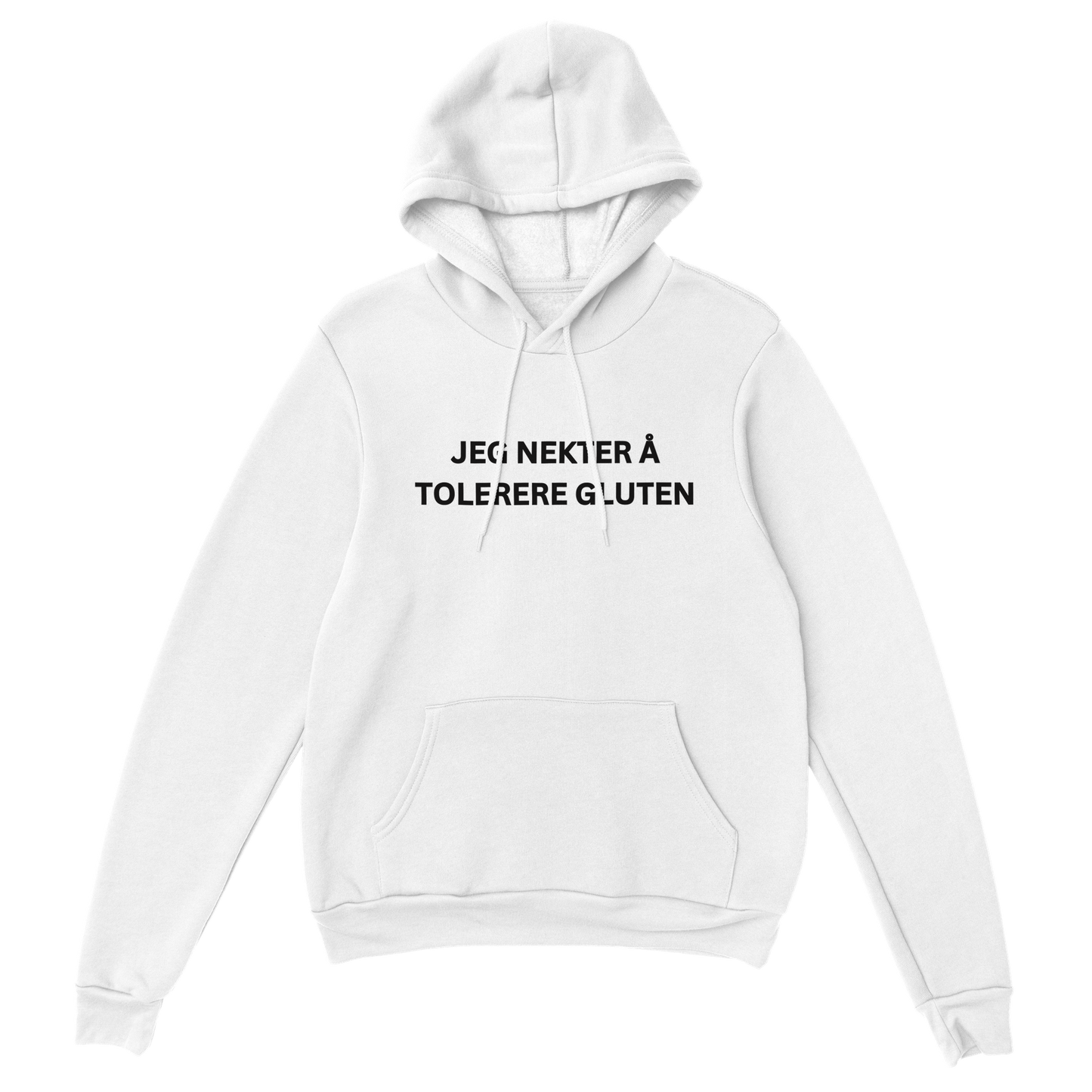 Jeg Nekter Å Tolererer Gluten Hoodie