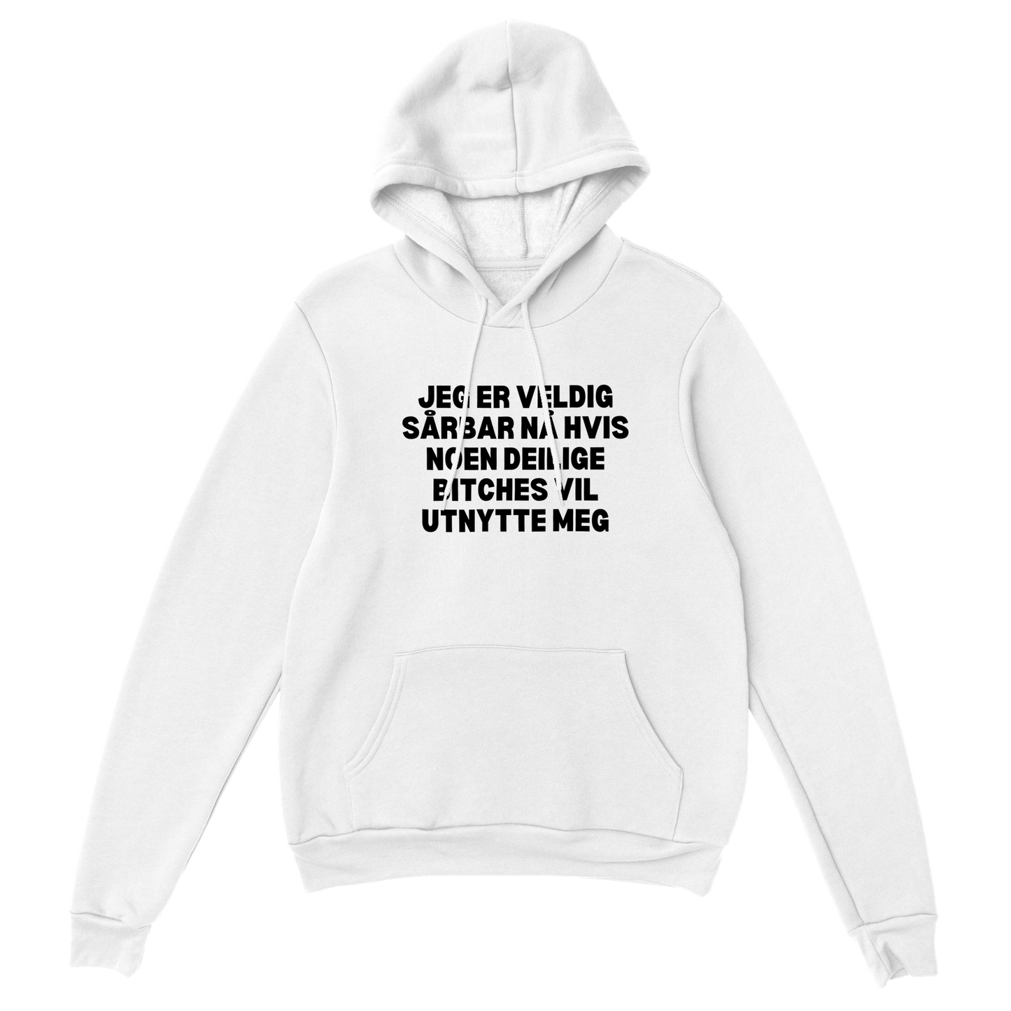 Jeg Er Veldig Sårbar Hoodie