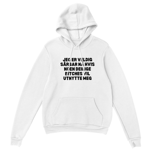 Jeg Er Veldig Sårbar Hoodie