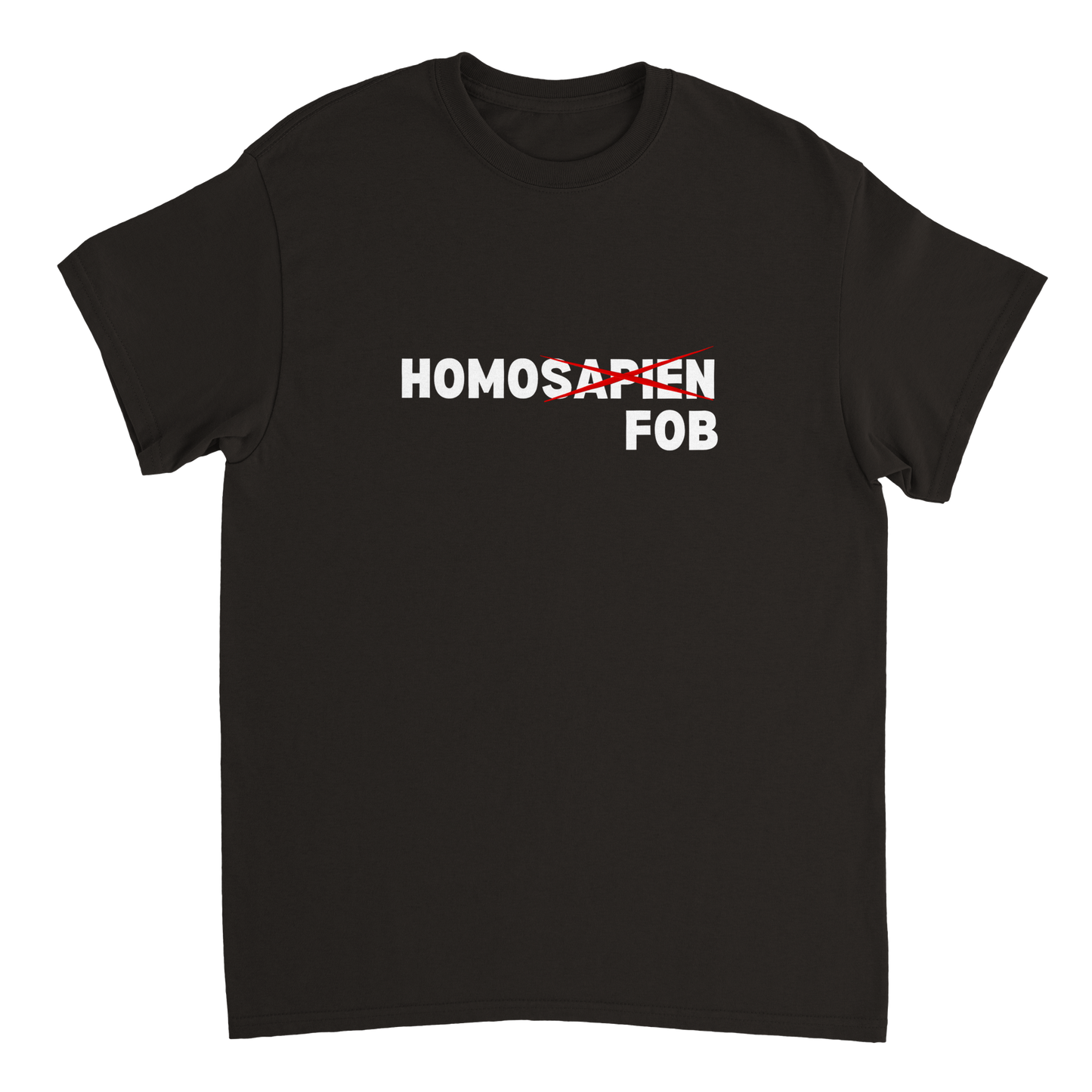 Homosapien/fob T-skjorte