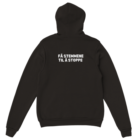 Få Stemmene Til Å Stoppe (Trykk-Rygg) Hoodie